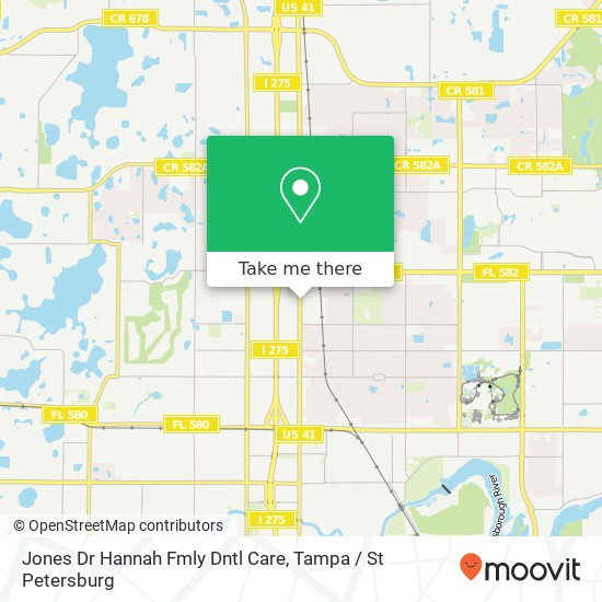 Jones Dr Hannah Fmly Dntl Care map