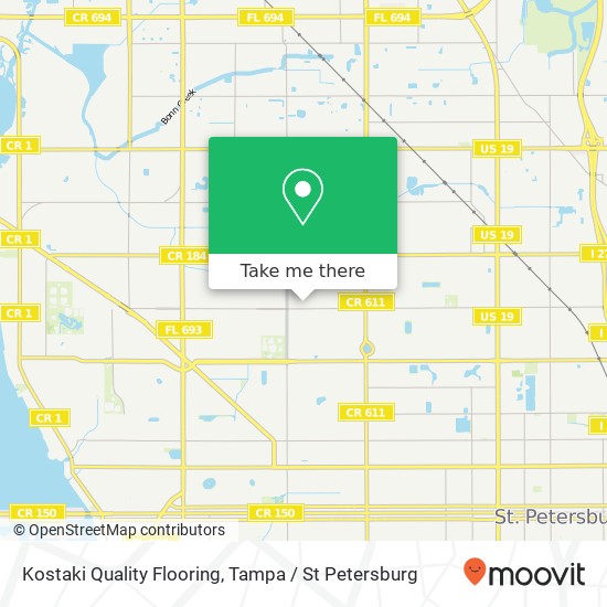 Kostaki Quality Flooring map