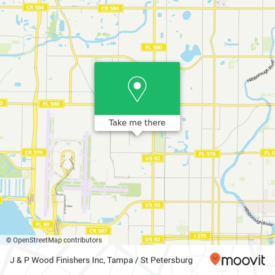 J & P Wood Finishers Inc map