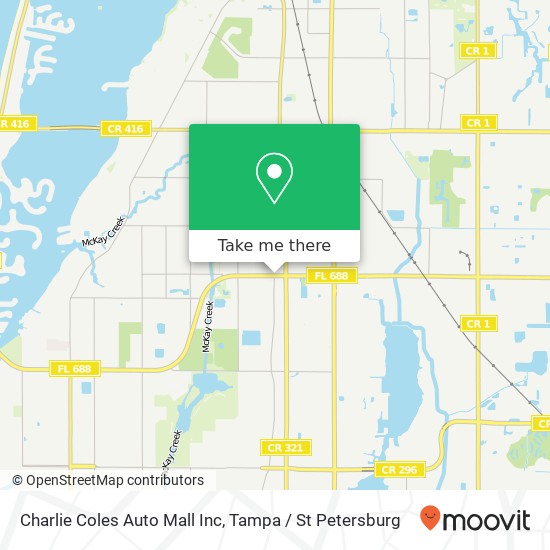 Charlie Coles Auto Mall Inc map