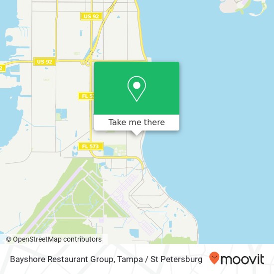 Mapa de Bayshore Restaurant Group