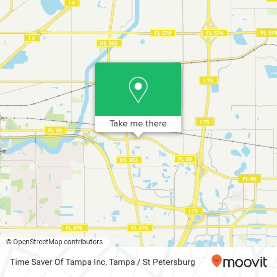 Time Saver Of Tampa Inc map