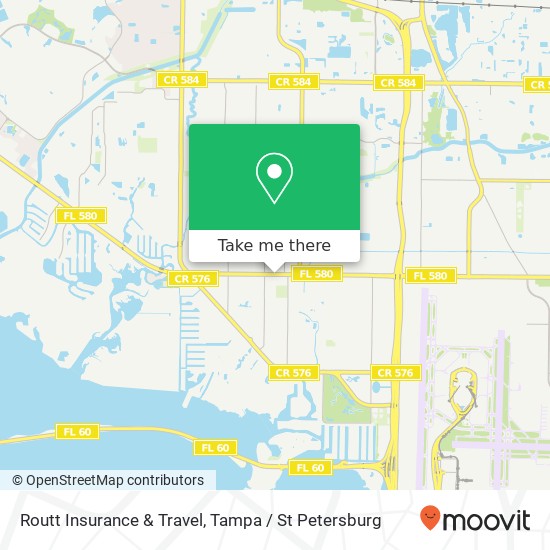 Routt Insurance & Travel map