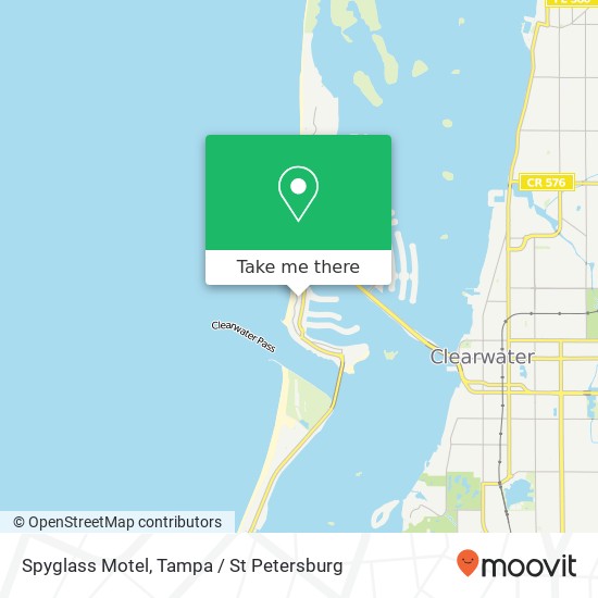 Mapa de Spyglass Motel