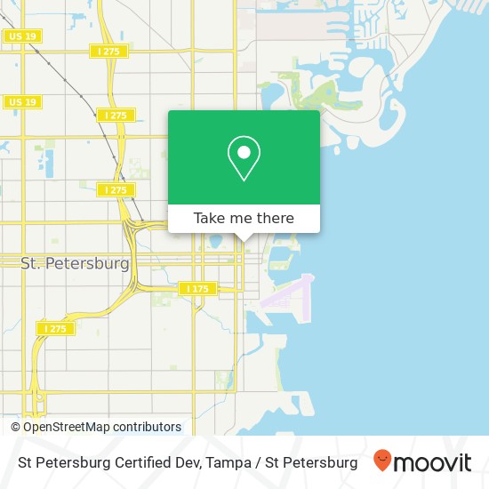 St Petersburg Certified Dev map