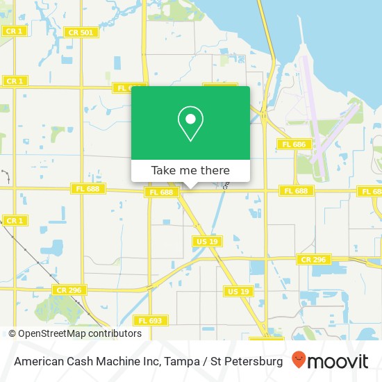 Mapa de American Cash Machine Inc