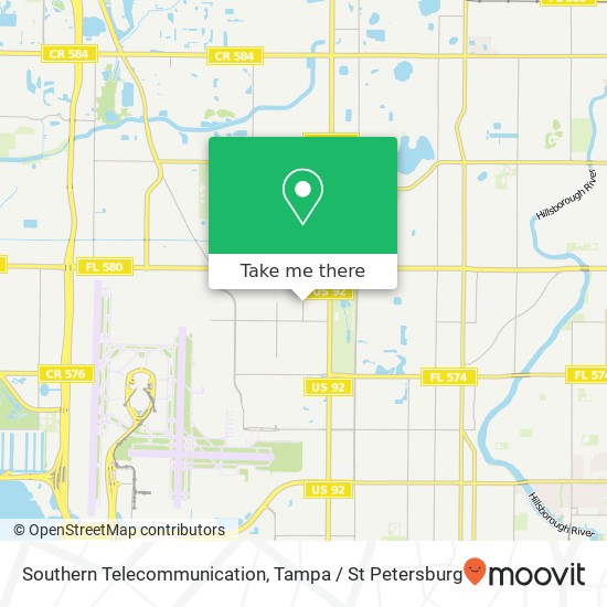 Mapa de Southern Telecommunication