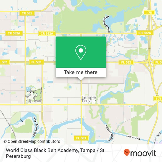 World Class Black Belt Academy map