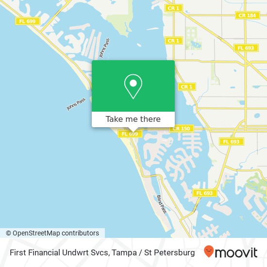 First Financial Undwrt Svcs map