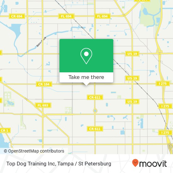 Top Dog Training Inc map