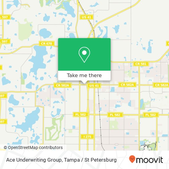 Ace Underwriting Group map