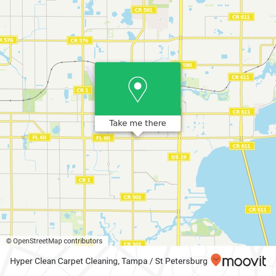 Mapa de Hyper Clean Carpet Cleaning