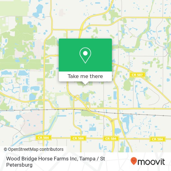 Mapa de Wood Bridge Horse Farms Inc