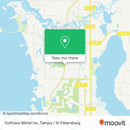 Mapa de Golfview Motel Inc