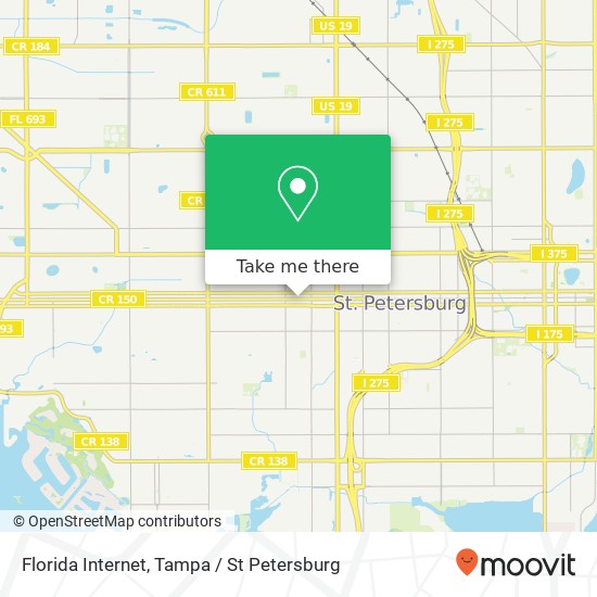 Mapa de Florida Internet