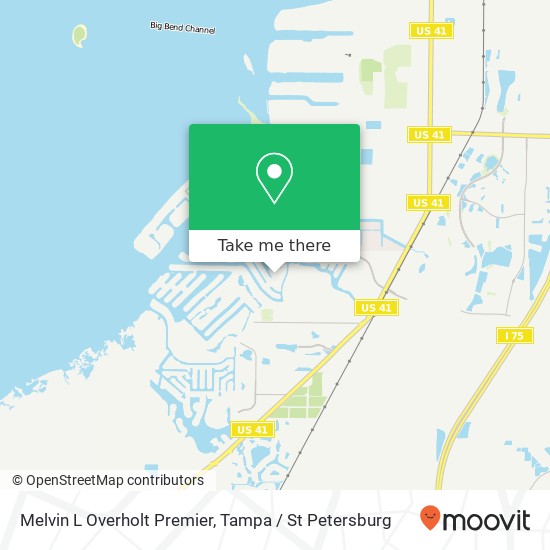 Mapa de Melvin L Overholt Premier