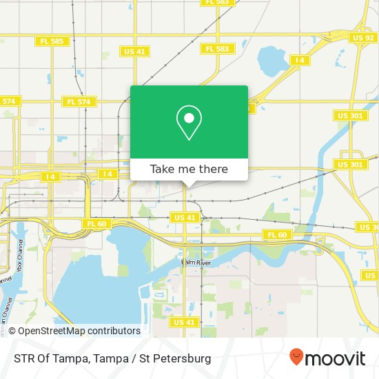 Mapa de STR Of Tampa