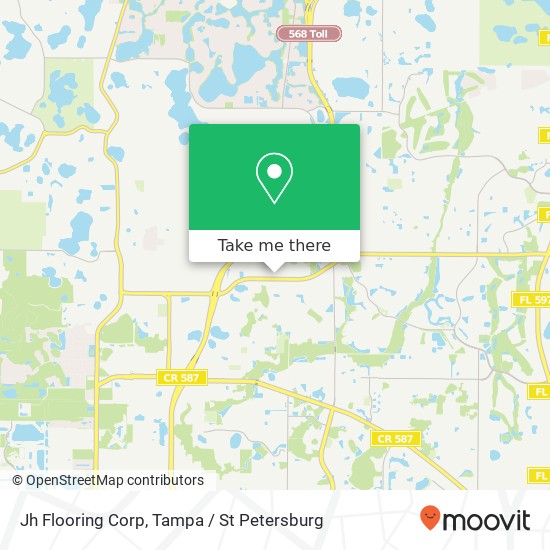 Jh Flooring Corp map