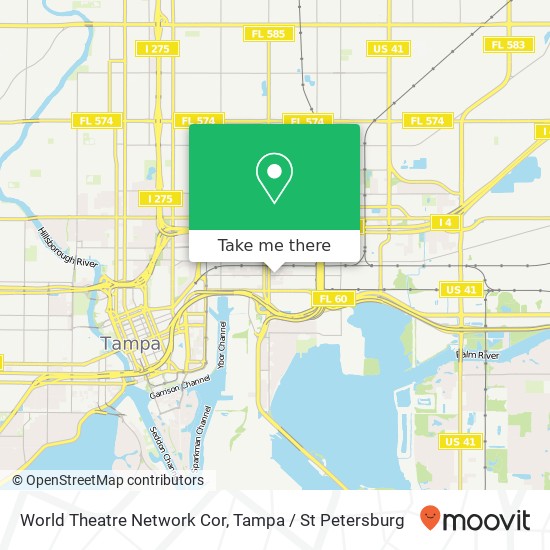 Mapa de World Theatre Network Cor