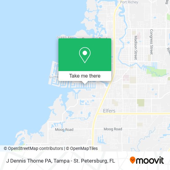 J Dennis Thorne PA map