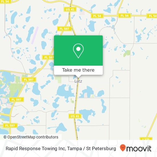 Mapa de Rapid Response Towing Inc