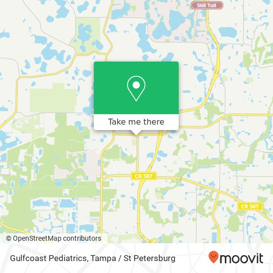 Gulfcoast Pediatrics map