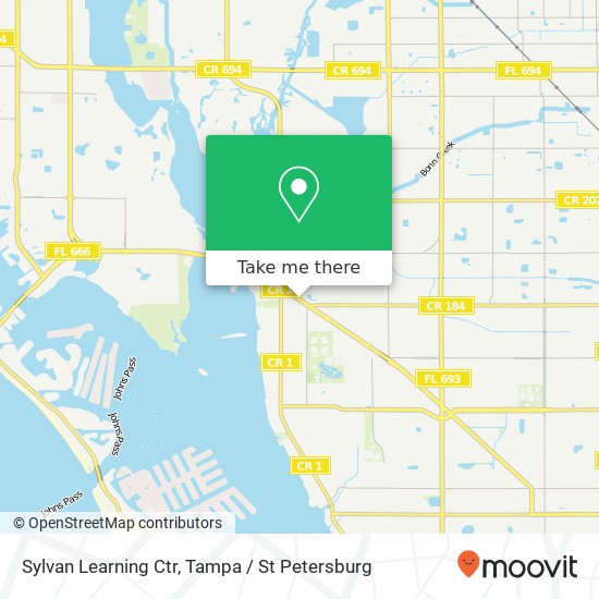 Sylvan Learning Ctr map