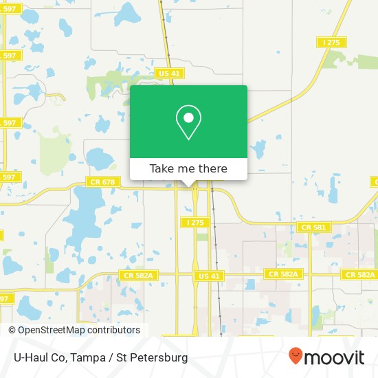 U-Haul Co map