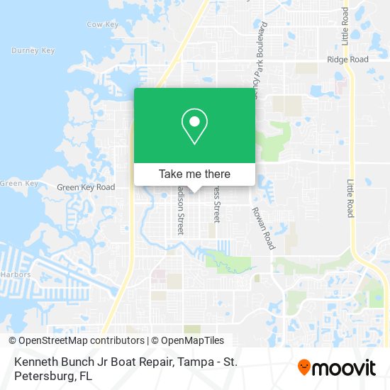 Kenneth Bunch Jr Boat Repair map
