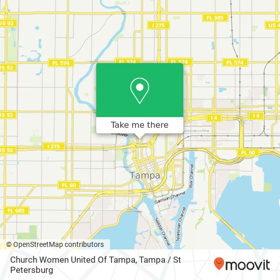 Mapa de Church Women United Of Tampa