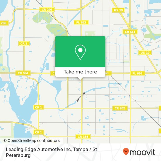 Mapa de Leading Edge Automotive Inc