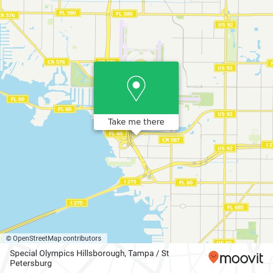 Mapa de Special Olympics Hillsborough