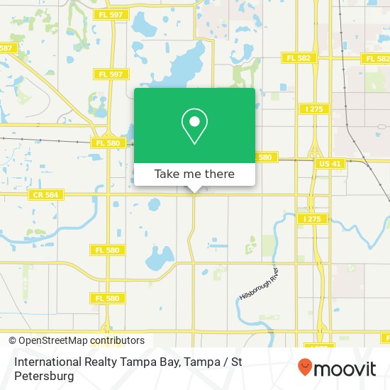 Mapa de International Realty Tampa Bay