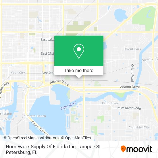 Homeworx Supply Of Florida Inc map