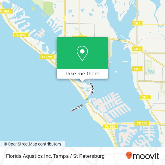 Mapa de Florida Aquatics Inc