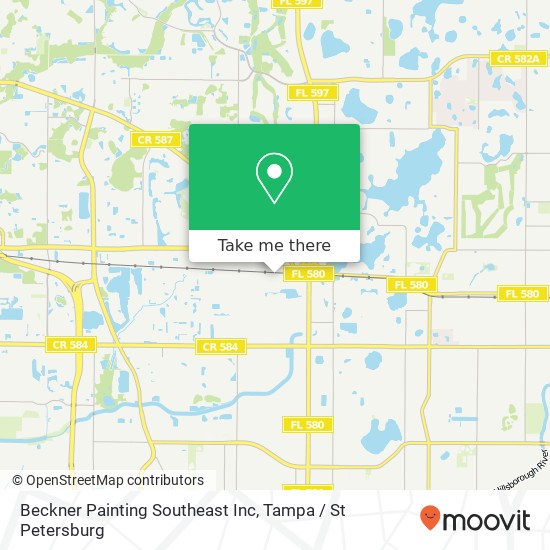 Mapa de Beckner Painting Southeast Inc