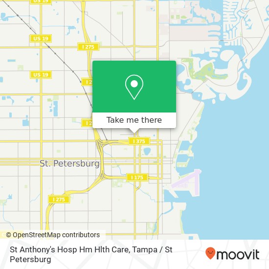 Mapa de St Anthony's Hosp Hm Hlth Care