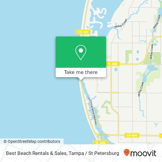 Best Beach Rentals & Sales map