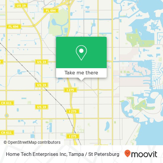 Mapa de Home Tech Enterprises Inc