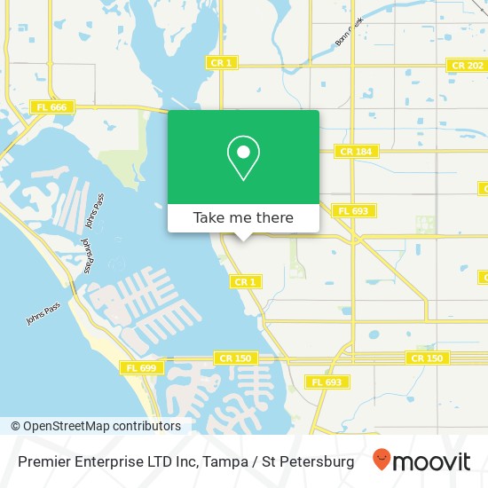 Premier Enterprise LTD Inc map