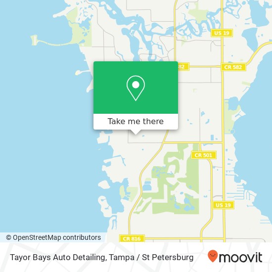 Tayor Bays Auto Detailing map