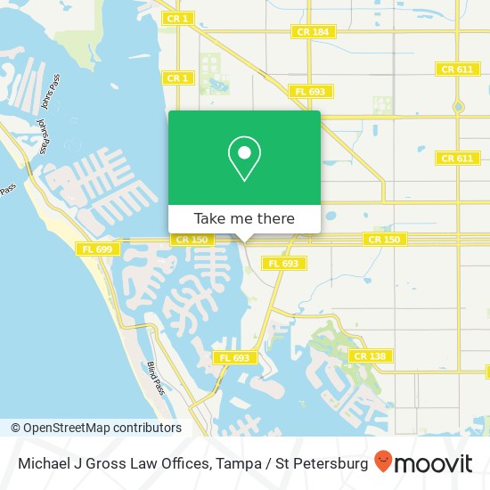 Michael J Gross Law Offices map