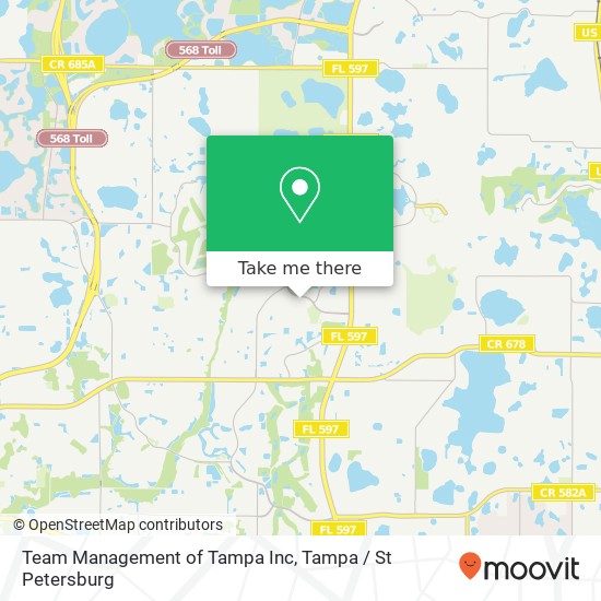 Mapa de Team Management of Tampa Inc