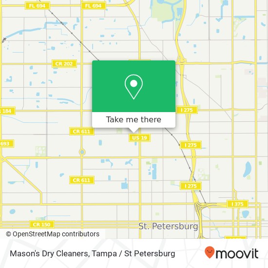 Mapa de Mason's Dry Cleaners