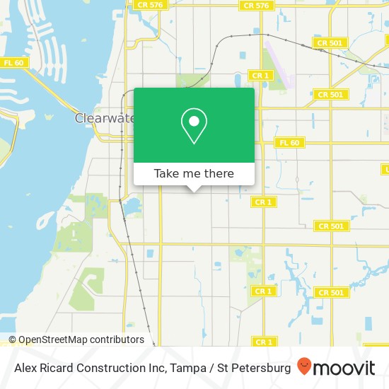 Alex Ricard Construction Inc map