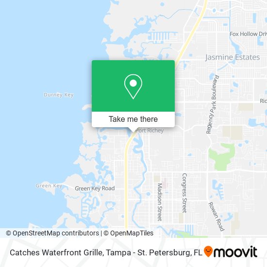 Catches Waterfront Grille map