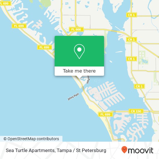 Sea Turtle Apartments map