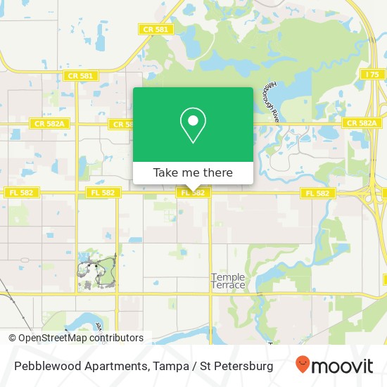 Pebblewood Apartments map