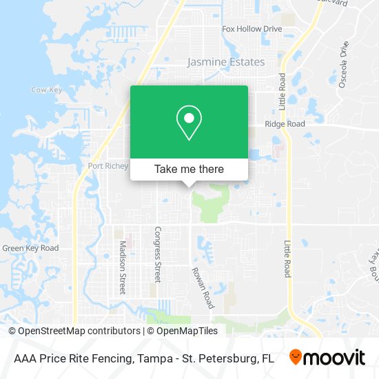 AAA Price Rite Fencing map