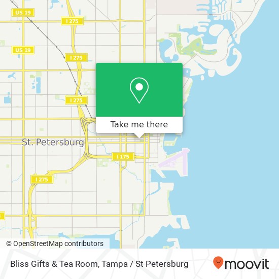 Bliss Gifts & Tea Room map